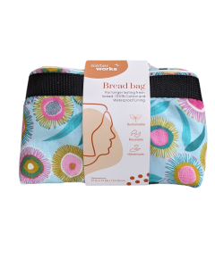 SisterWorks Reusable and Washable Bread Bags 